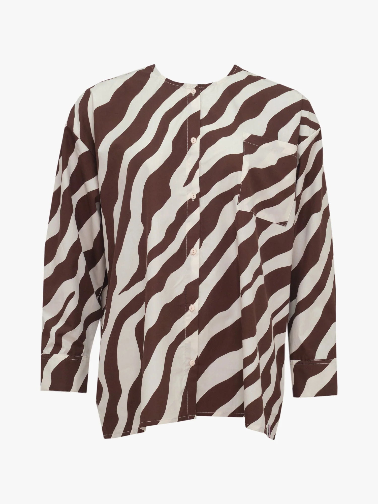 Nelly Shirt - Tiger Stripe Brown