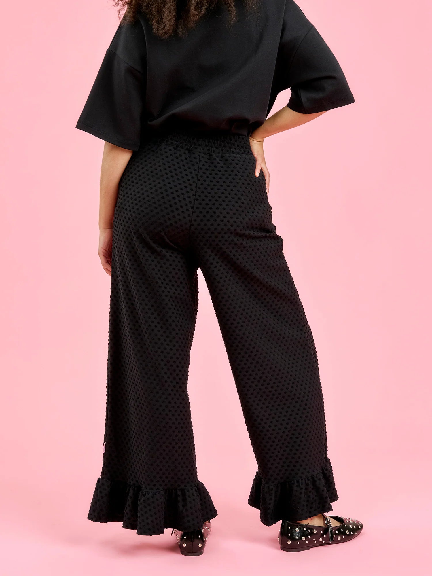 Flore Housut - Black Dot