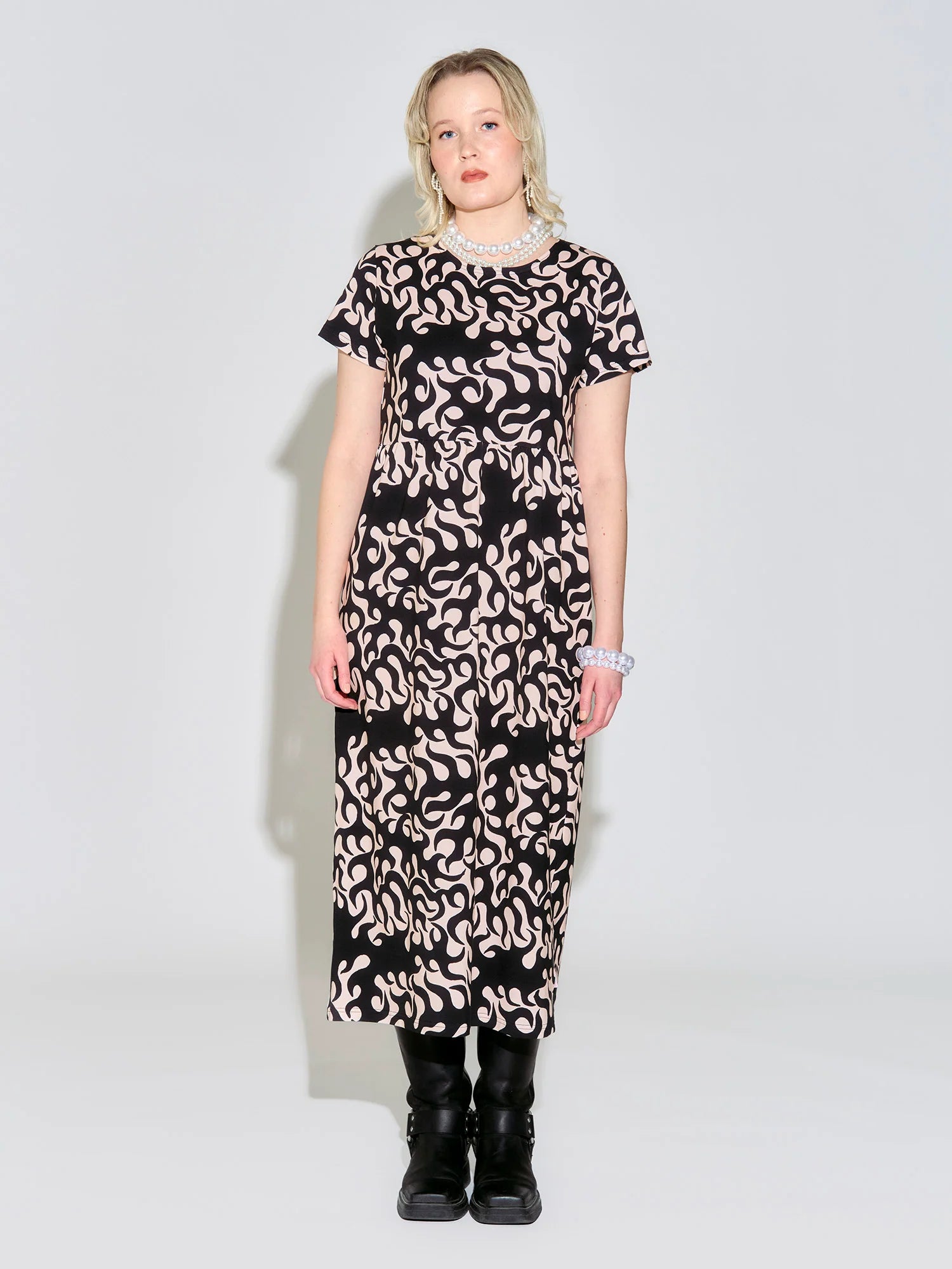 Rome Dress - Flame Black