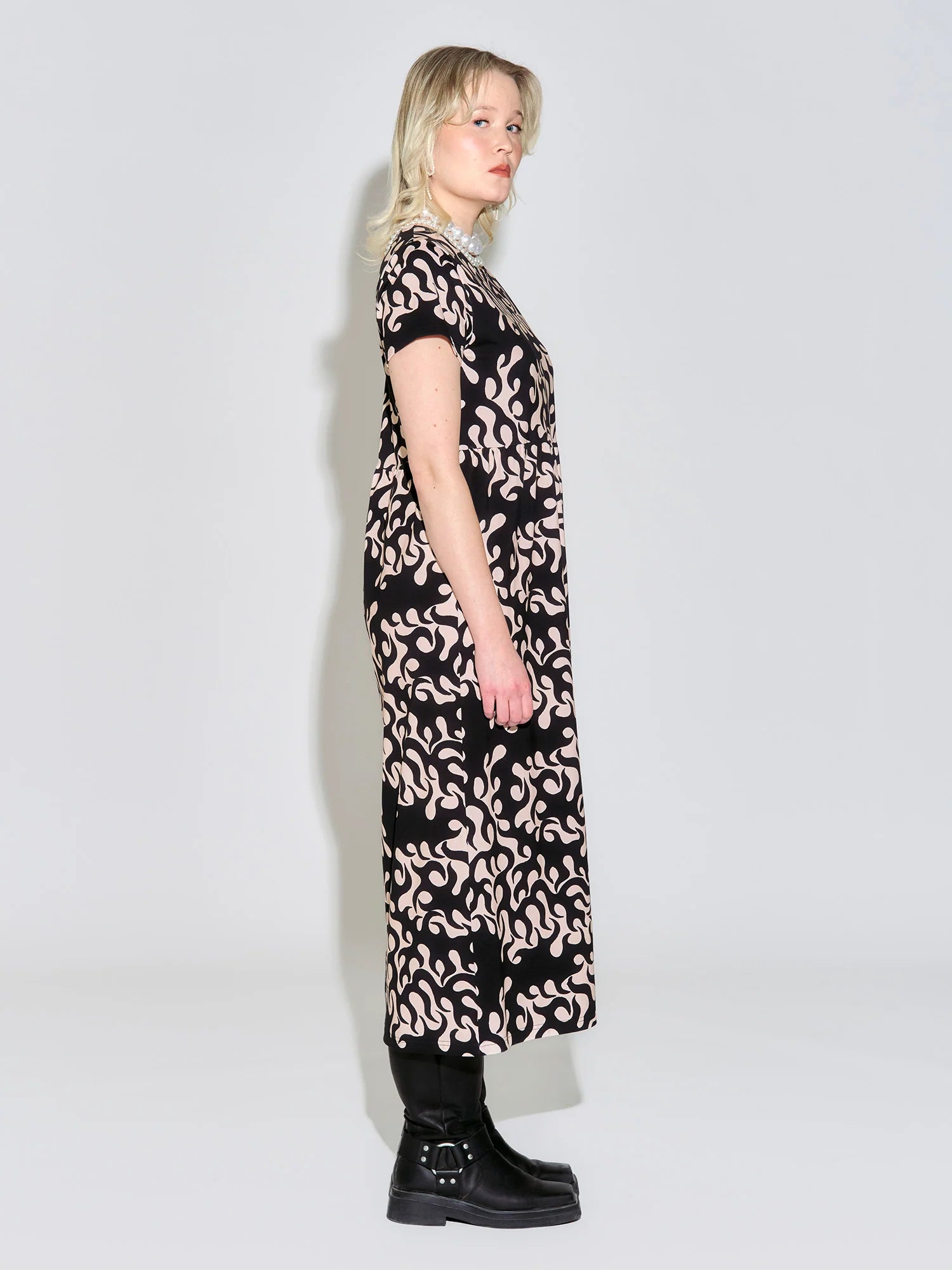 Rome Dress - Flame Black