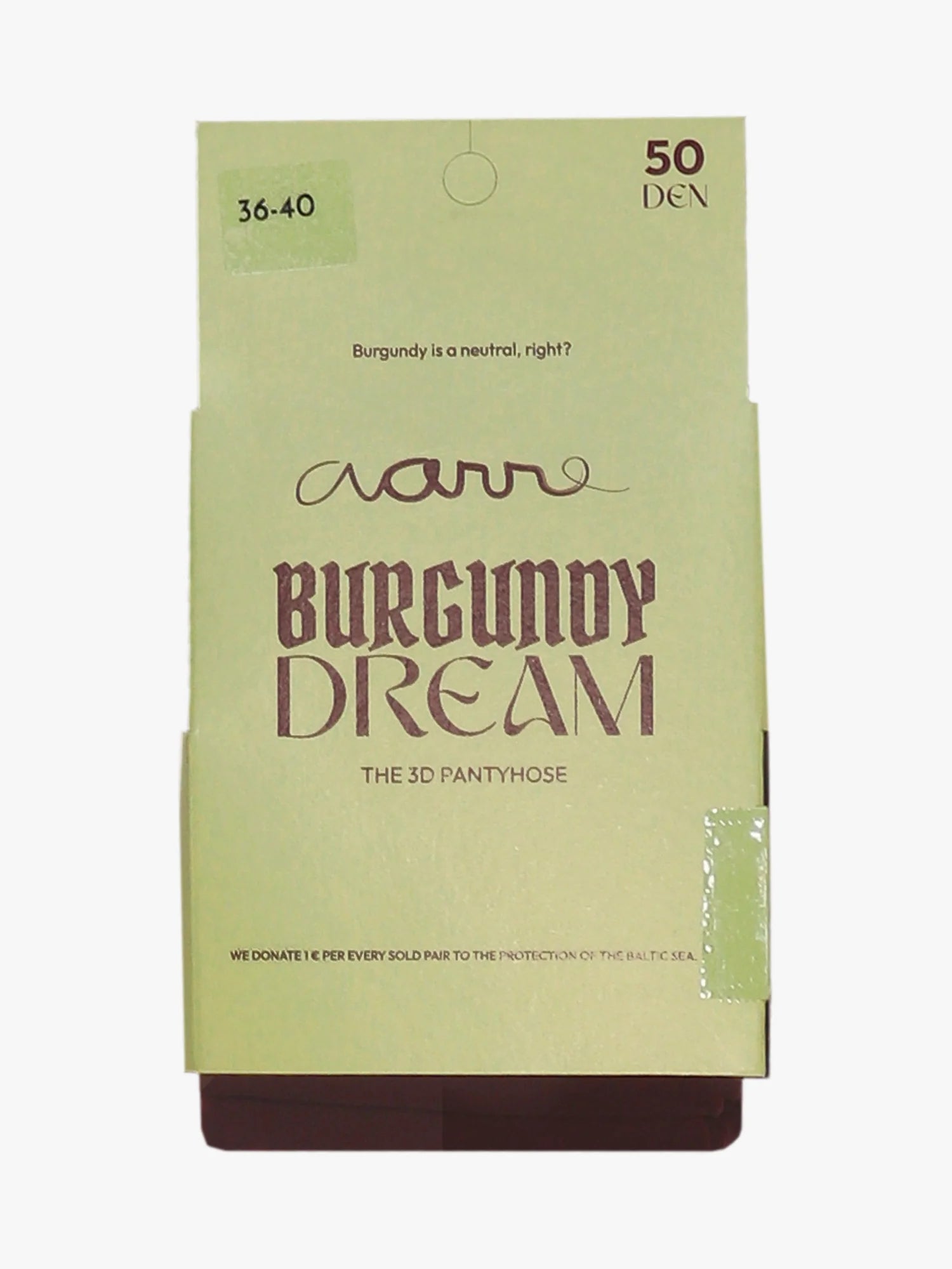 The 3D Pantyhose 50den - Burgundy Dream