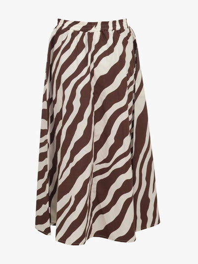 Viola Skirt - Tiger Stripe Brown
