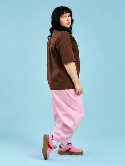 Queenie T-Paita - Dark Brown