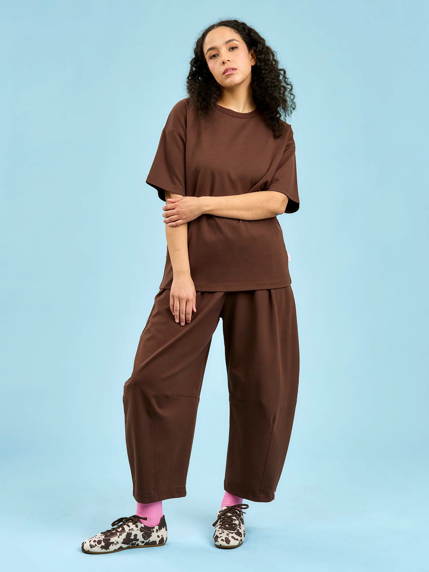 Queenie T-Paita - Dark Brown