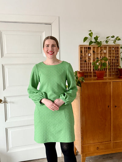 Aava Puuvillamekko - Pistaasi