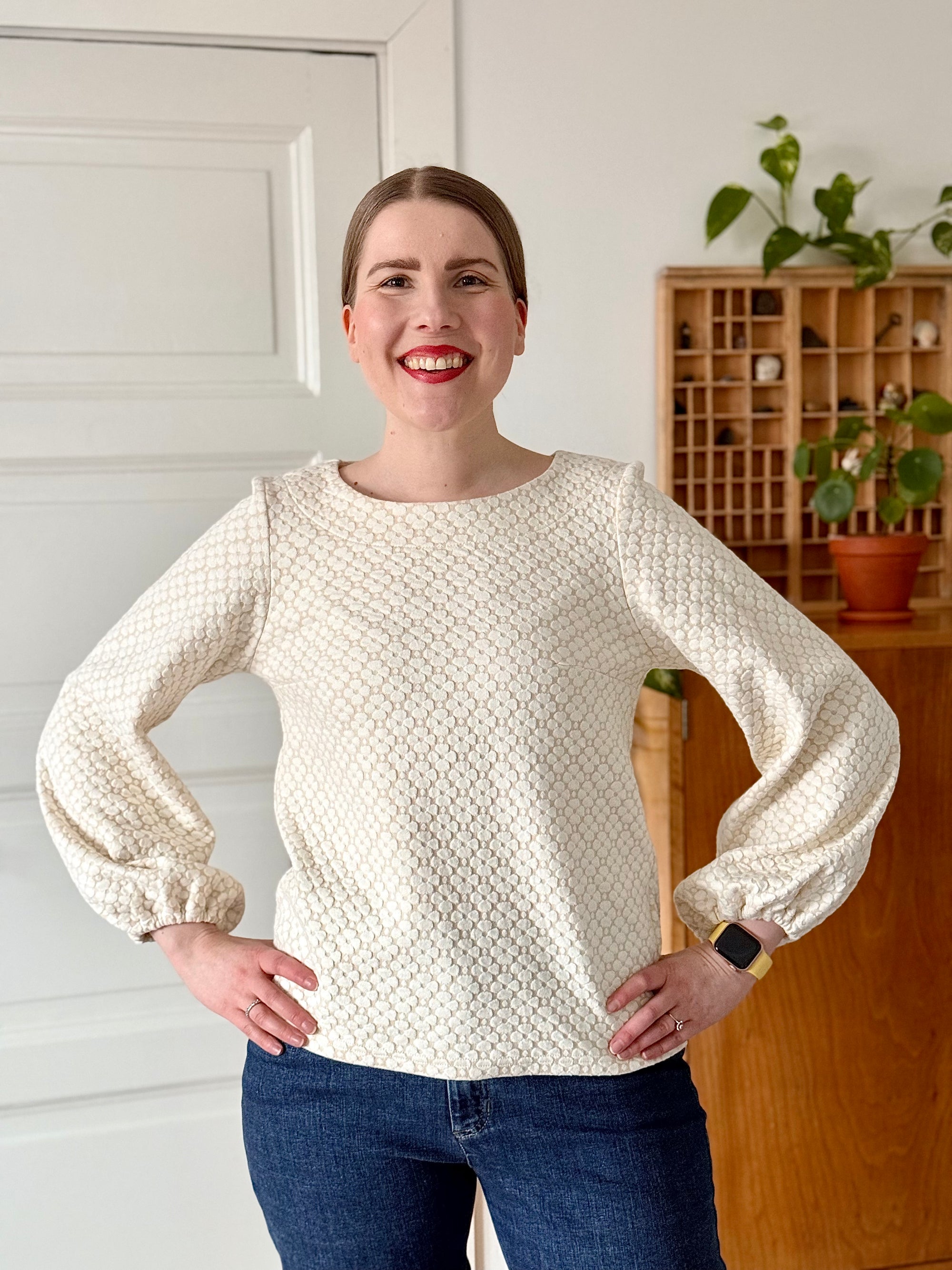 Aava Puuvillapaita - Vanilja