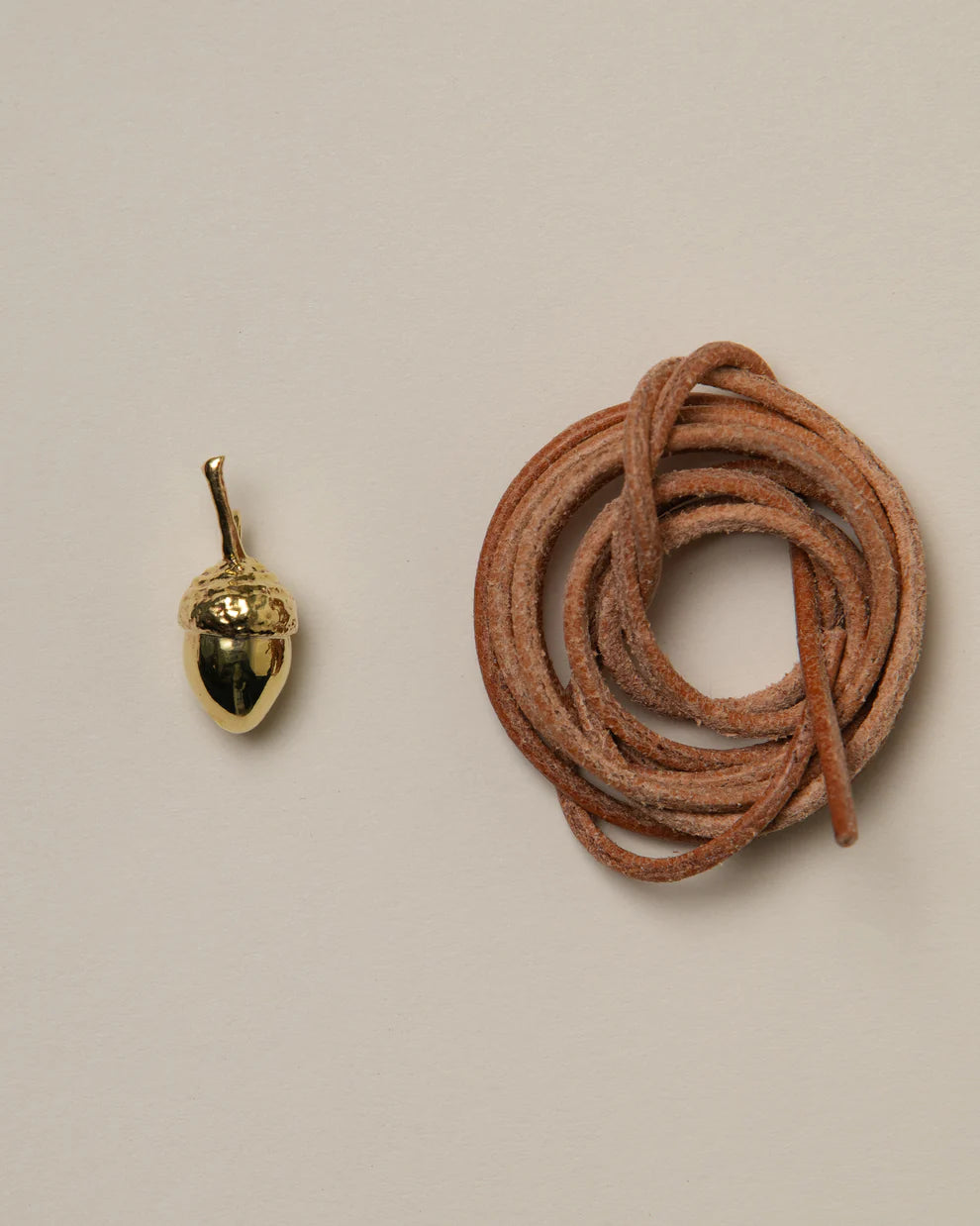 Acorn Pendant Brass