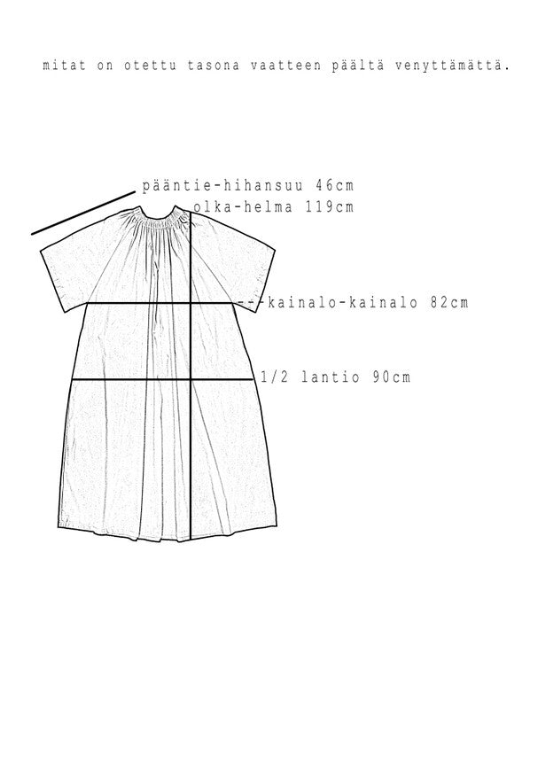 Amal - Popliinipuuvilla mekko