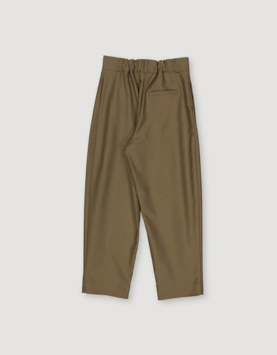 Pleated Trousers - Brown
