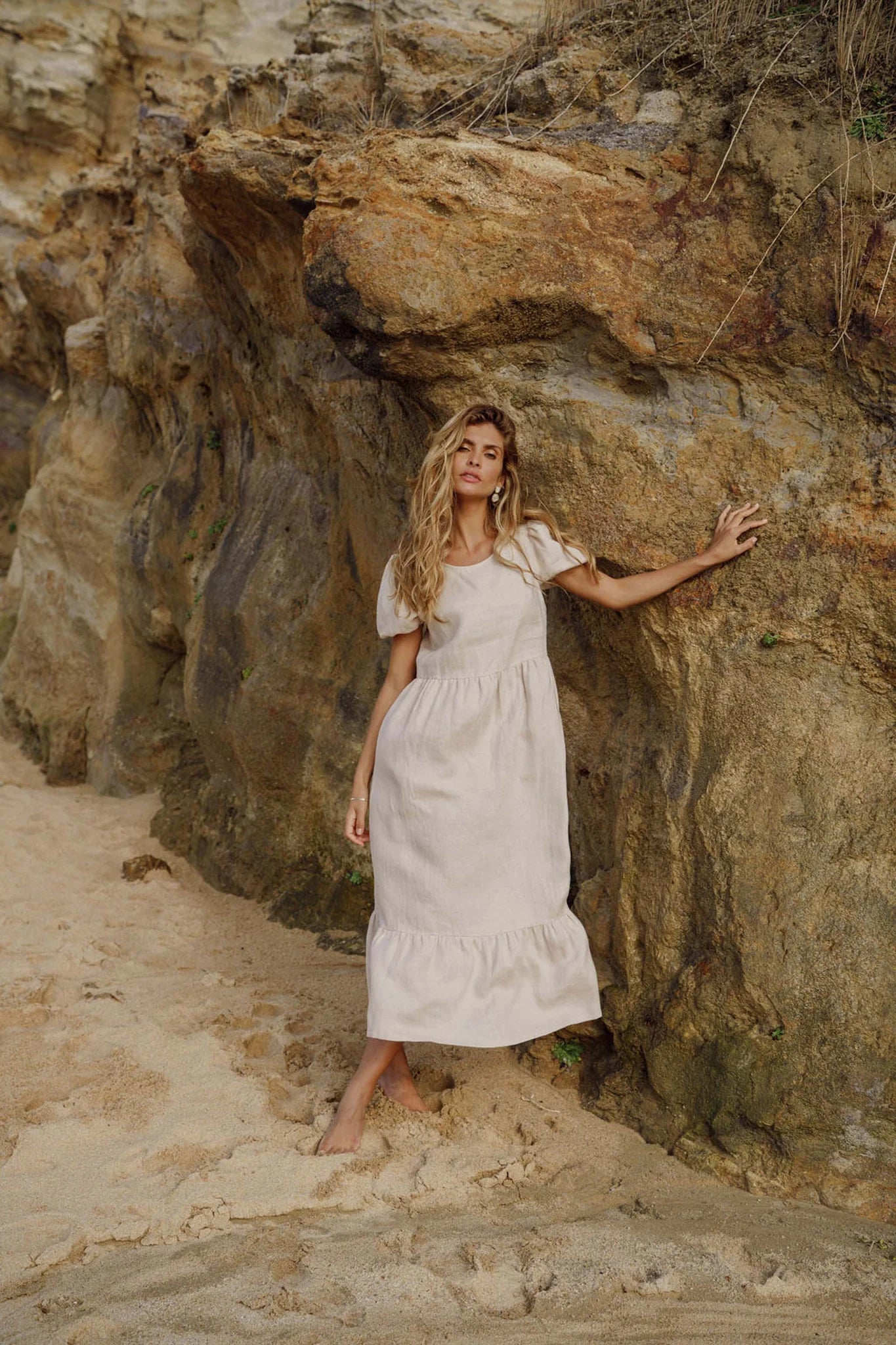 Astrid Dress - Sandshell