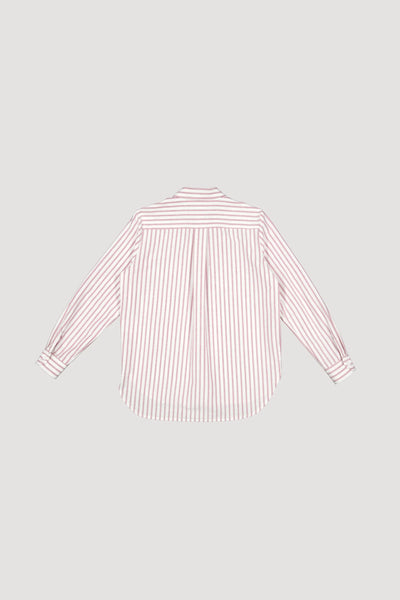 Oxford Cotton Shirt - Red Stripes