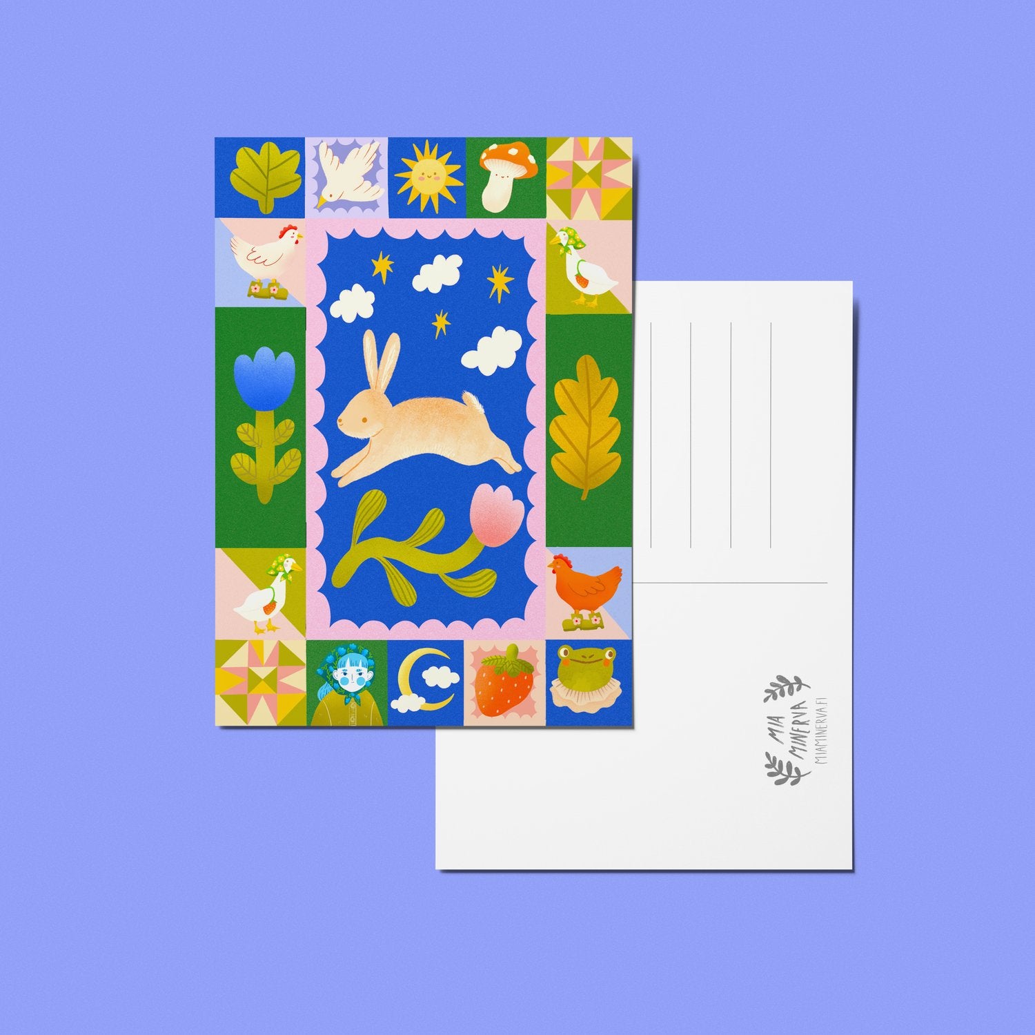 Mia Minerva - Postikortti