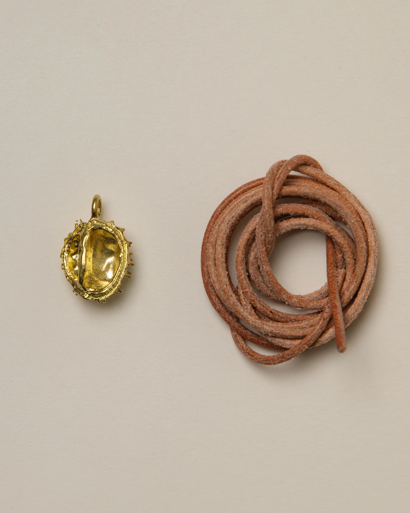 Chestnut Pendant Brass