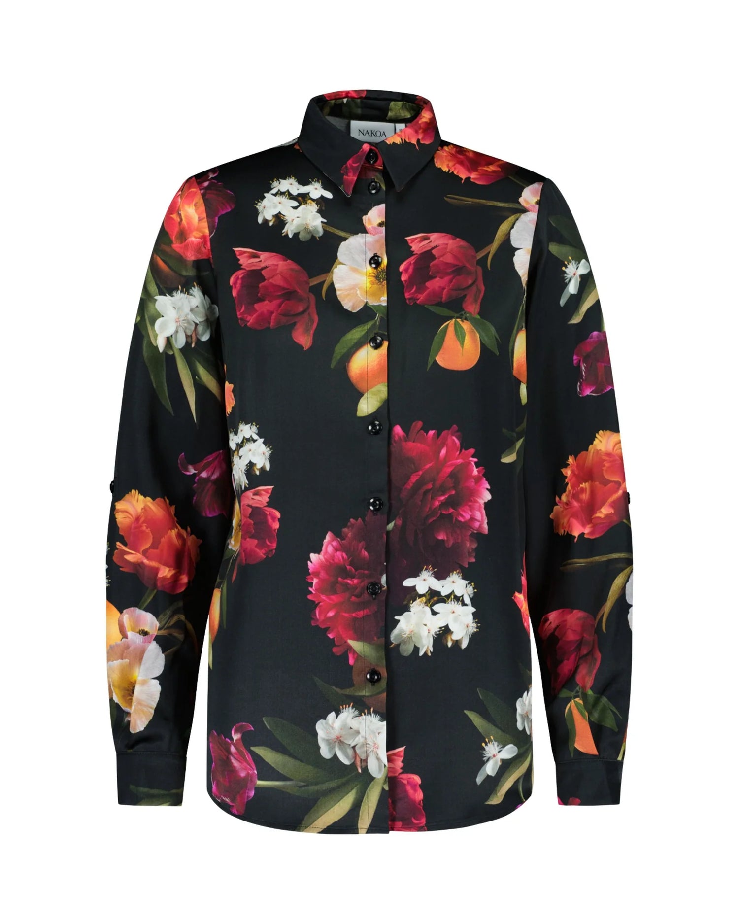Chloe Shirt - Sangria Garden