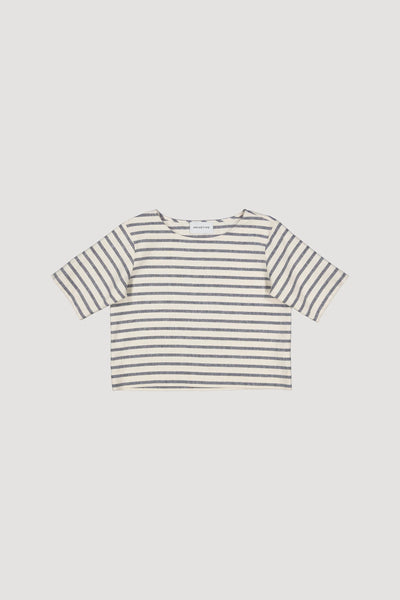 Striped Cropped Shirt