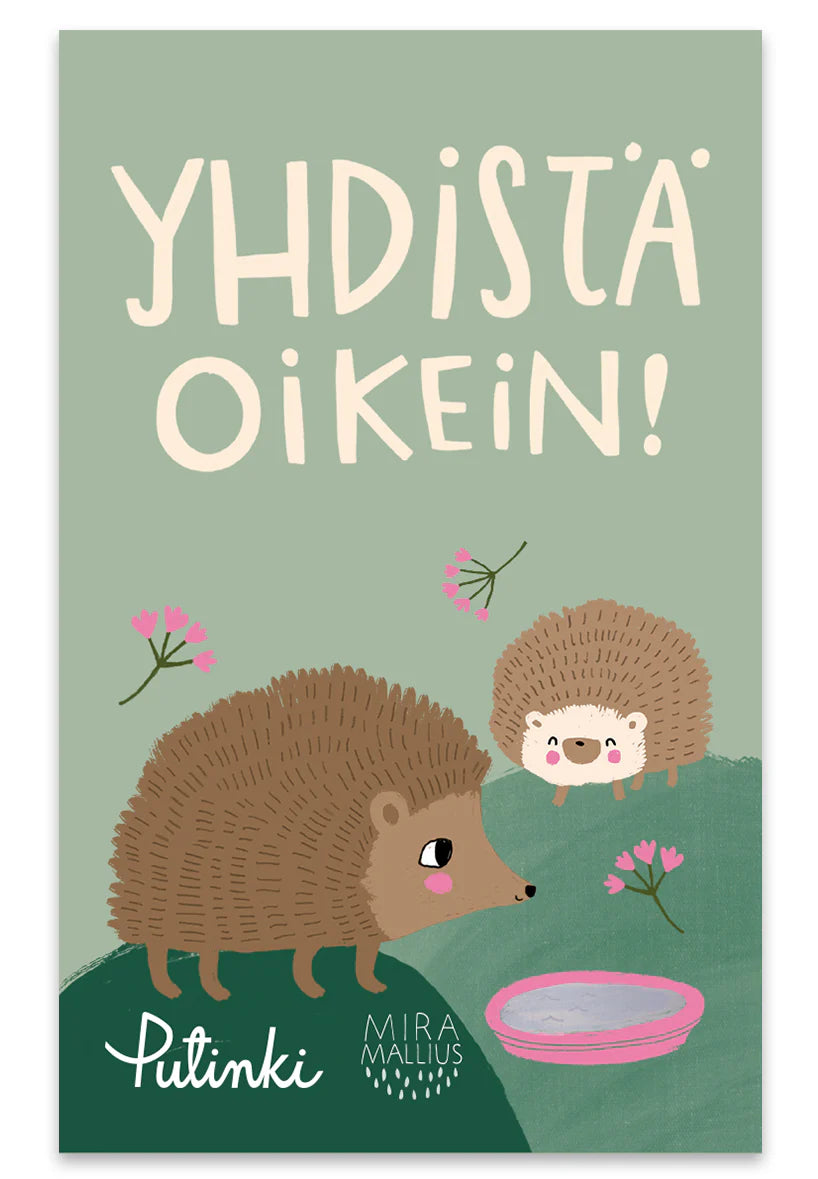 Muistipeli - Yhdistä oikein, Metsän eläimet