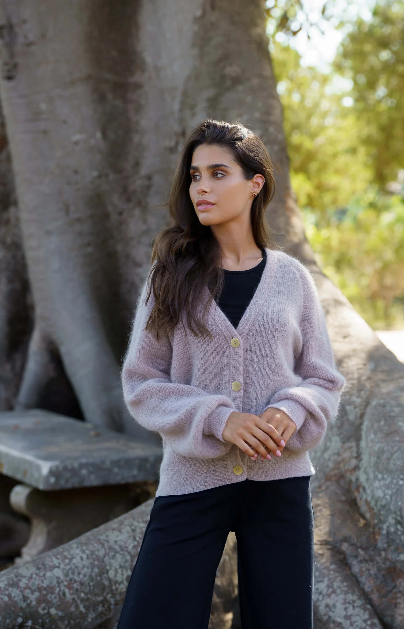 Elsie Cardigan - Harbor Mist