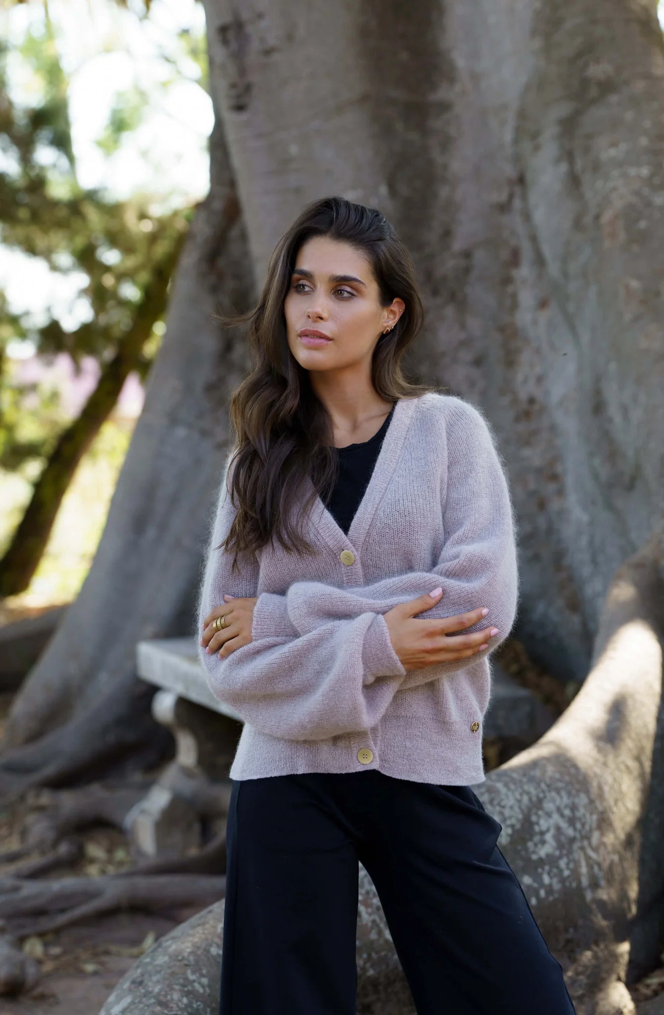 Elsie Cardigan - Harbor Mist