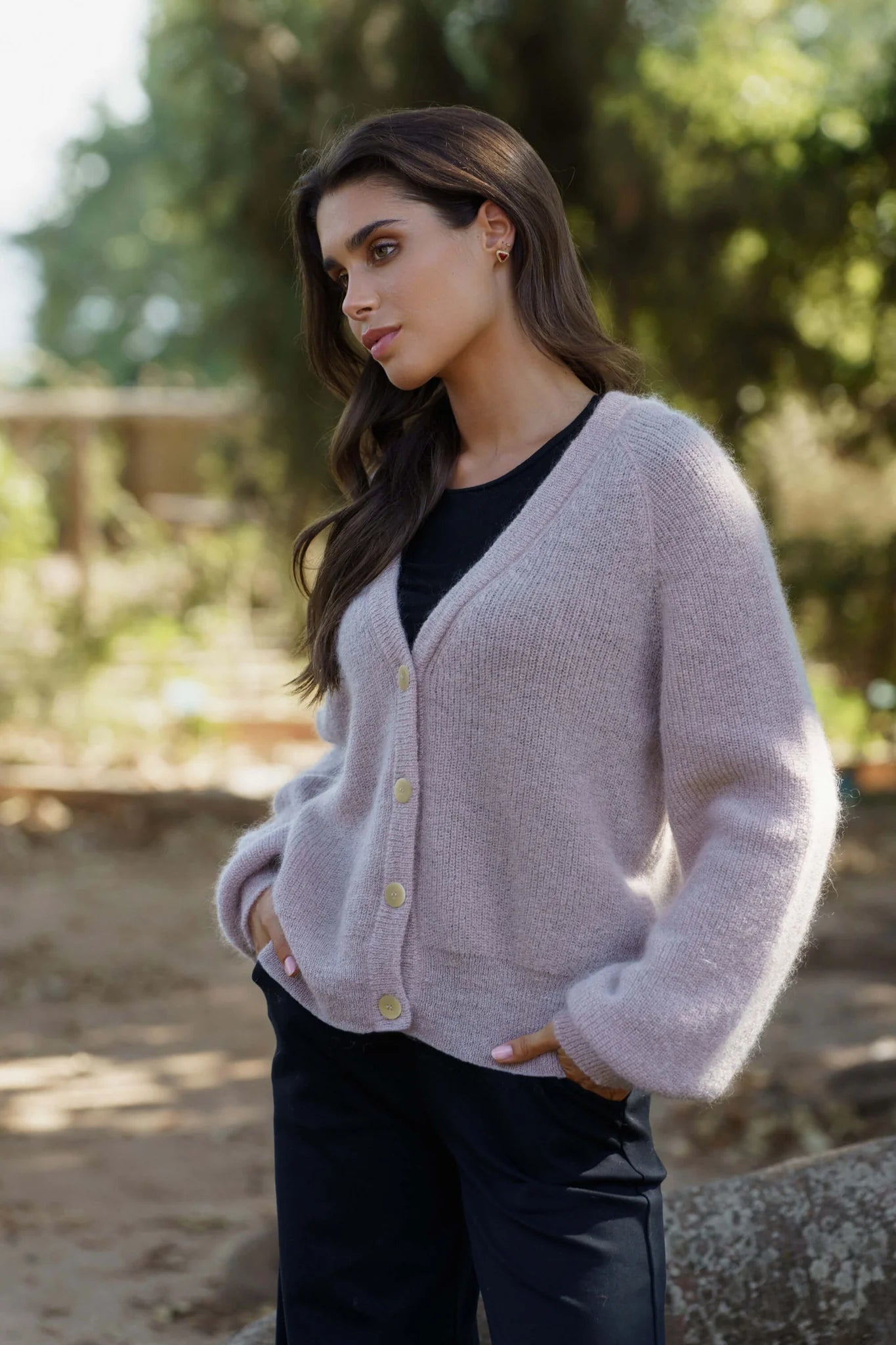 Elsie Cardigan - Harbor Mist