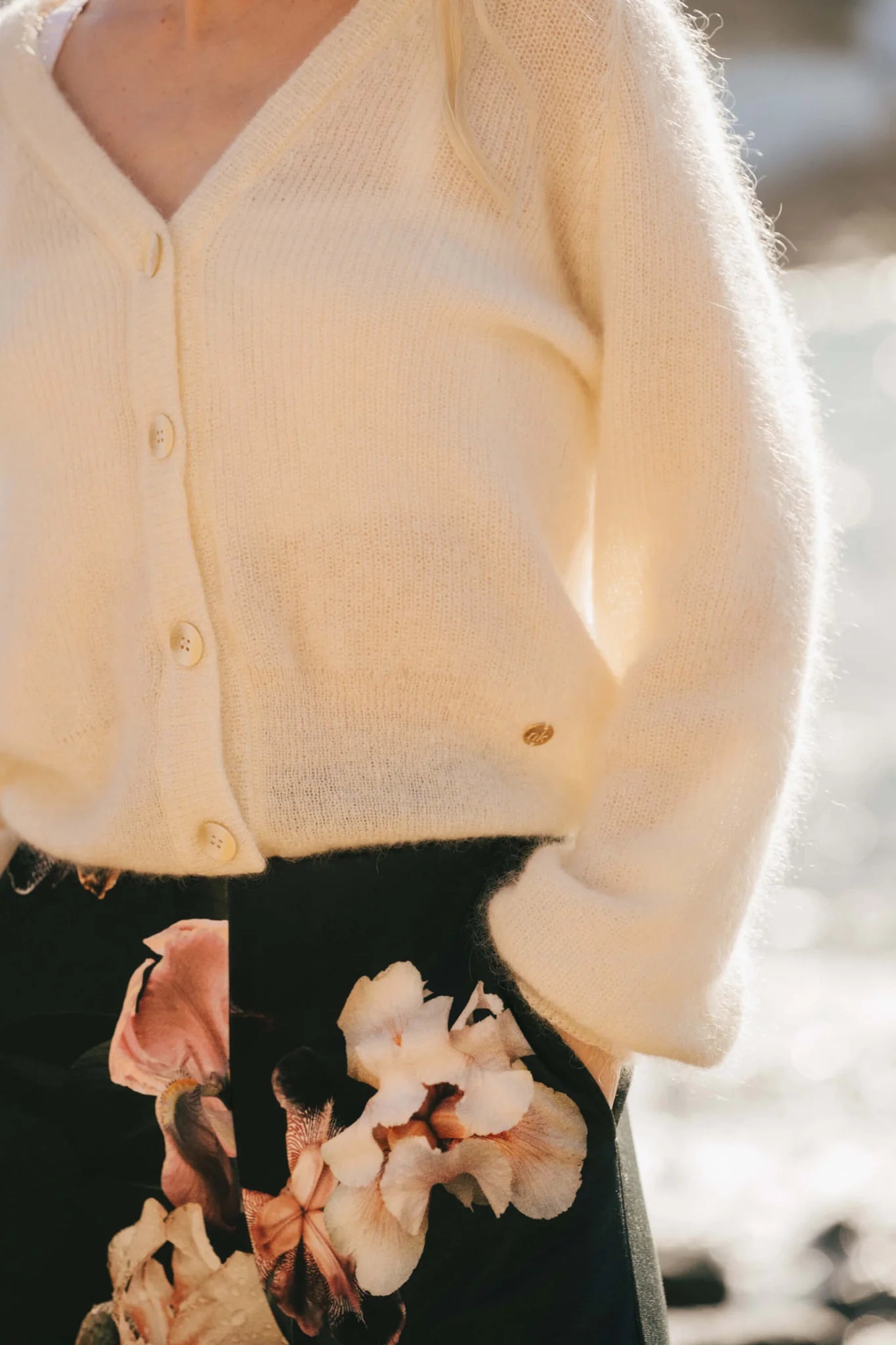 Elsie Cardigan - Ivory