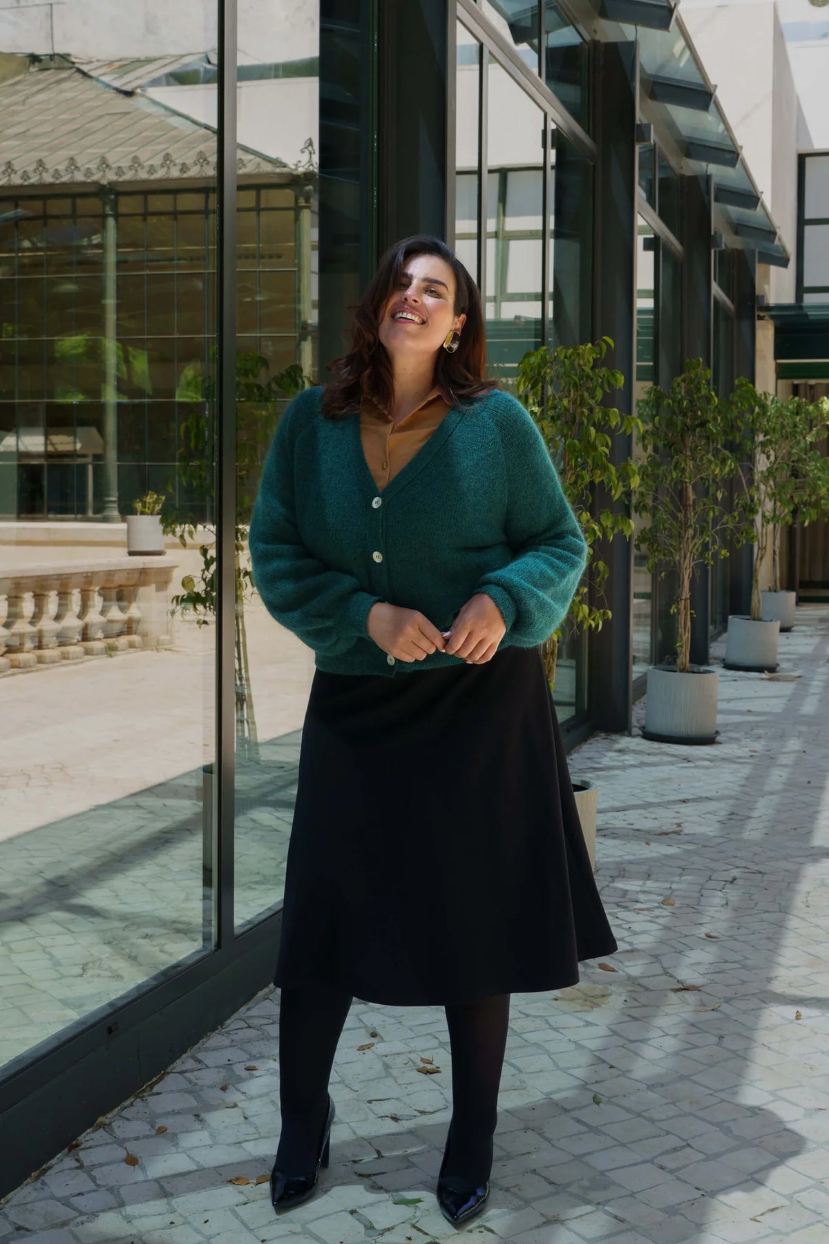 Elsie Cardigan - Pine