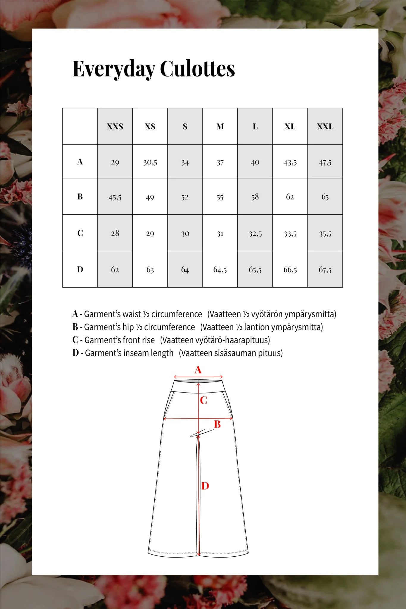 Everyday Culottes - Dark Blue