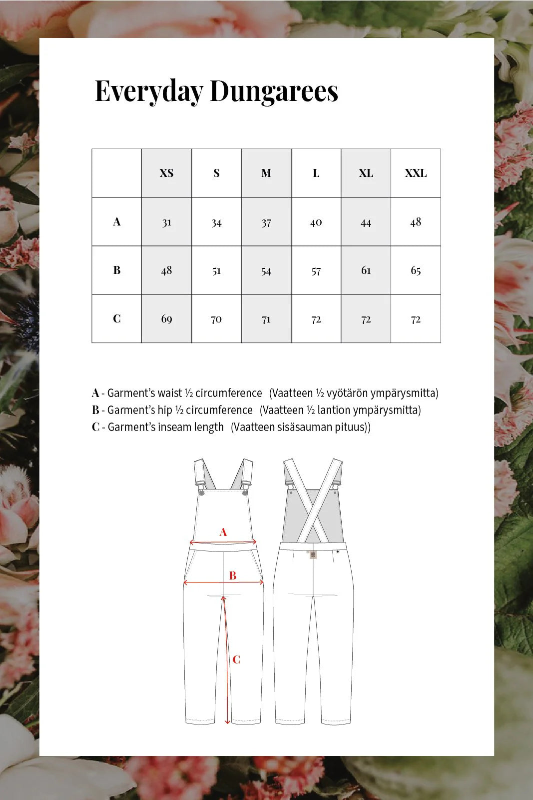 Everyday Dungarees - Black