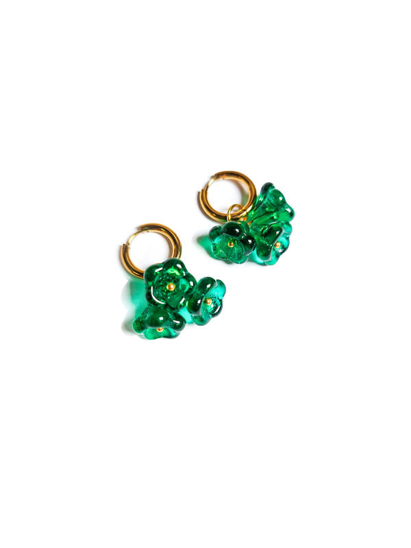 Floral Sorbet Emerald Green - korvakorut