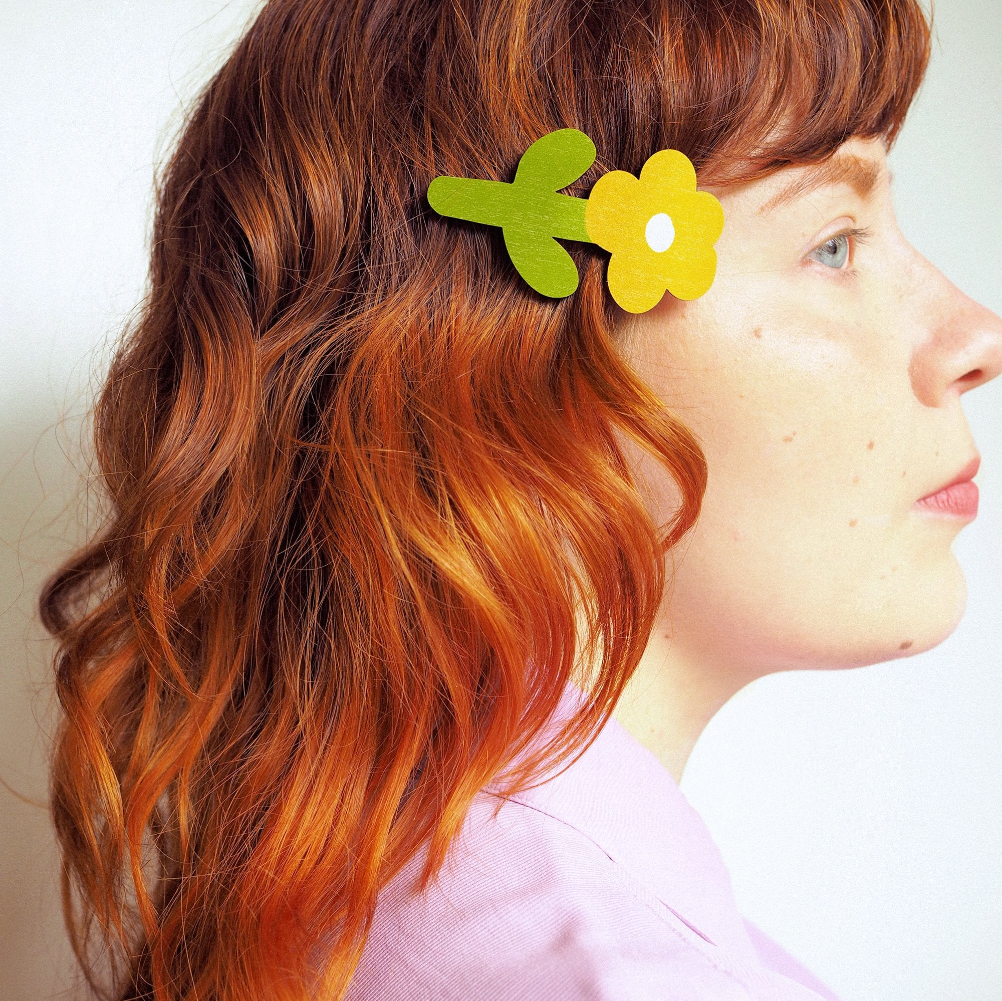 Keltakukka - Hiusklipsi