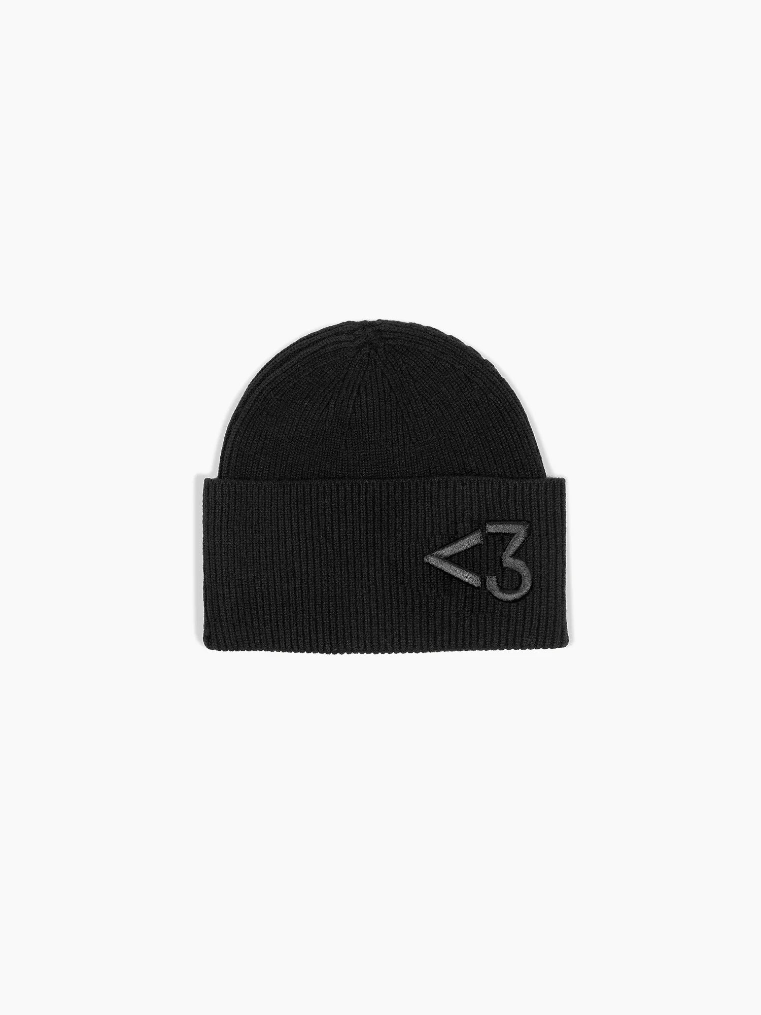 <3 Beanie Black