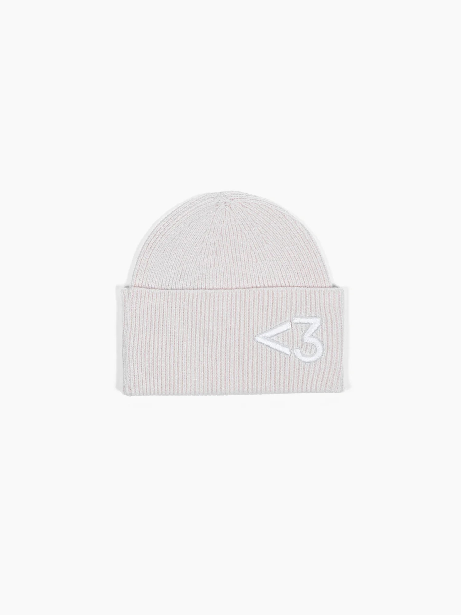 <3 Beanie White