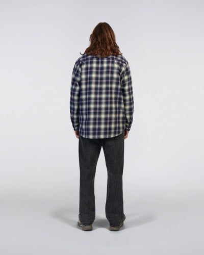 Work Shirt LS Navy/Green