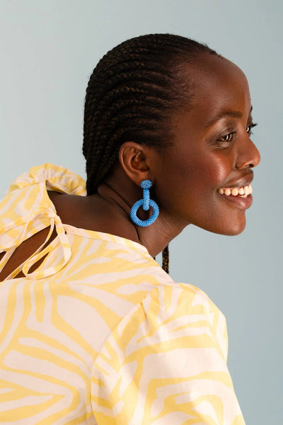 Gia Earrings - Blue Sky
