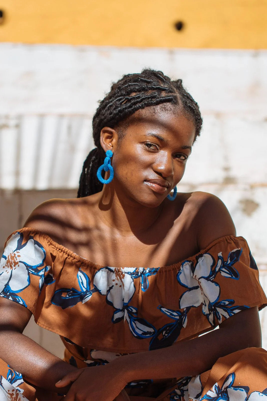 Gia Earrings - Blue Sky