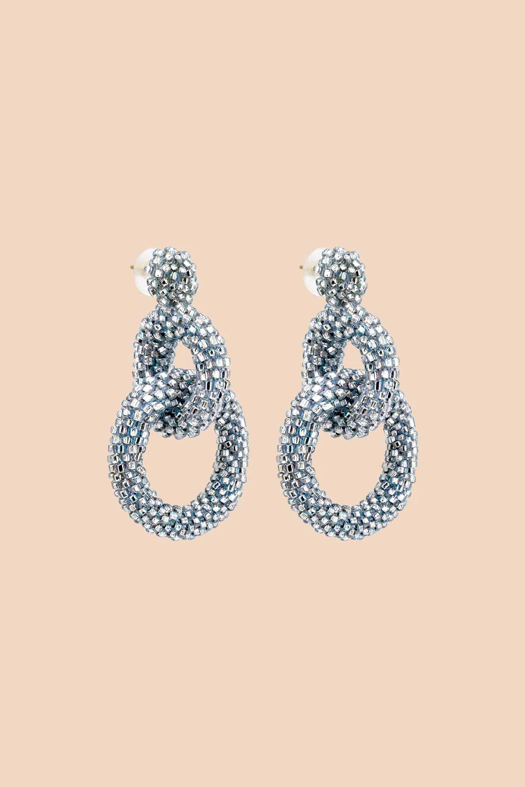 Gia Earrings - Ice Blue