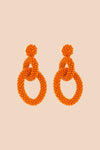 Gia Earrings - Orange