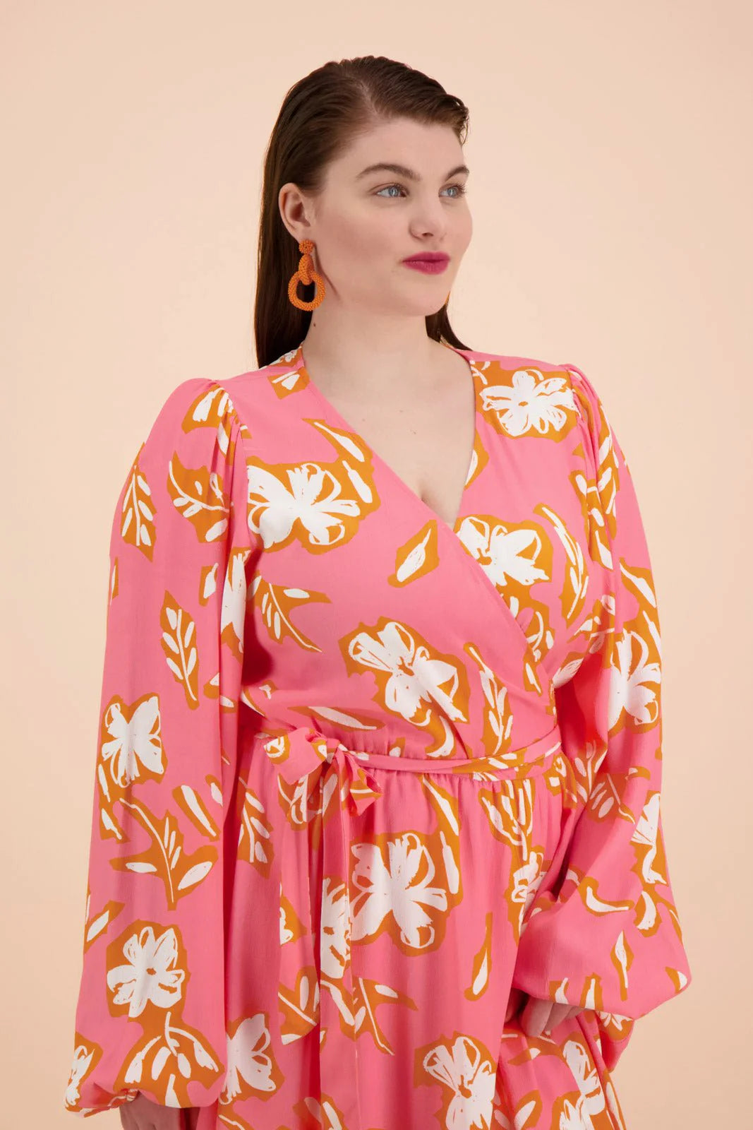 Gia Earrings - Orange