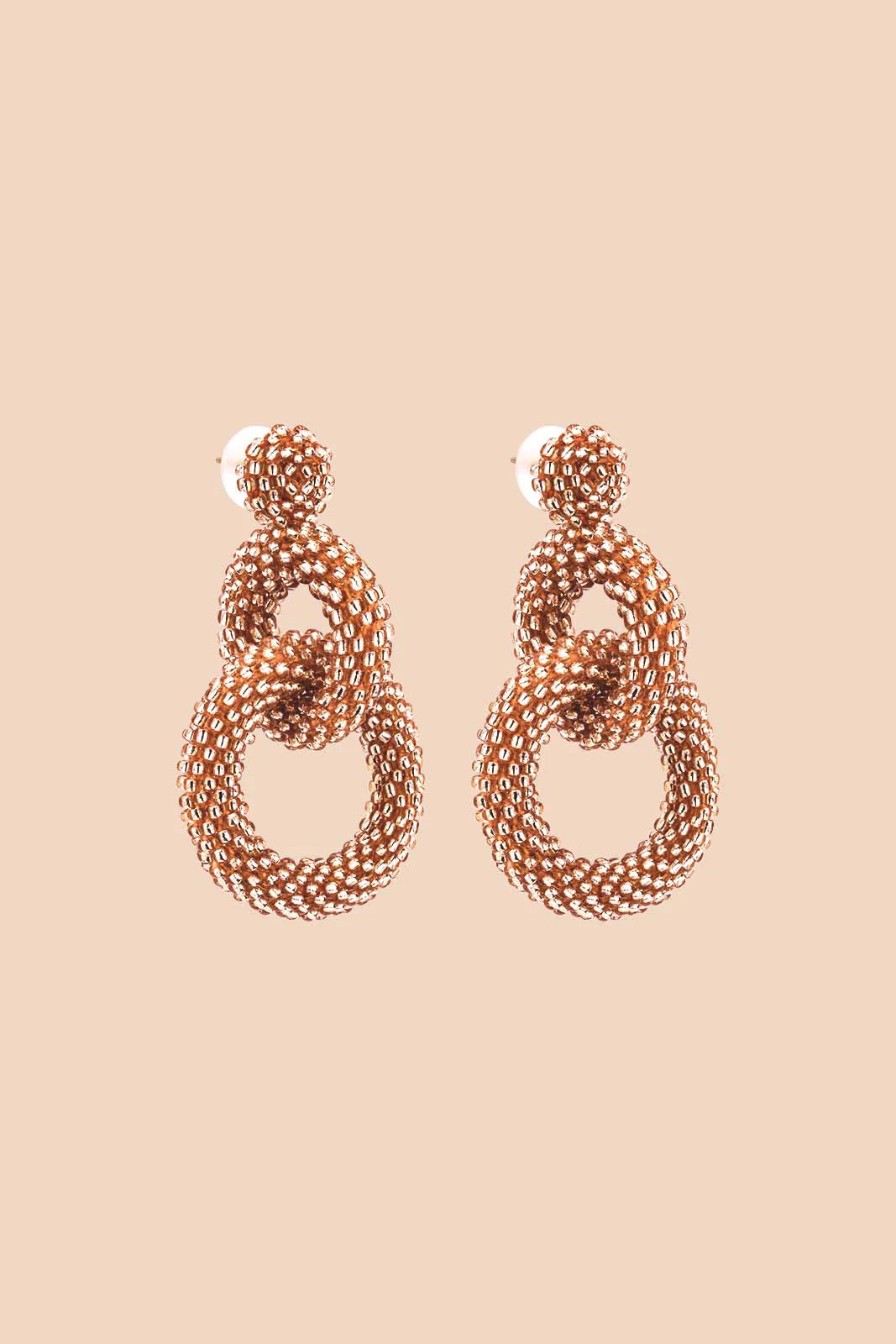 Gia Earrings - Rose Gold