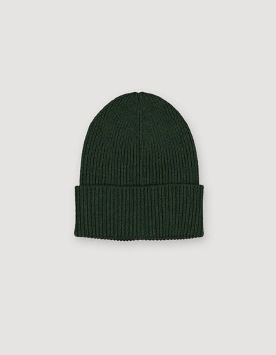 Wool Hat - Green Melange