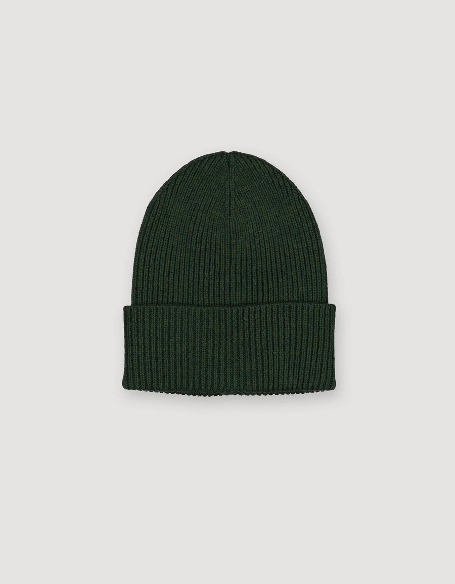 Wool Hat - Green Melange