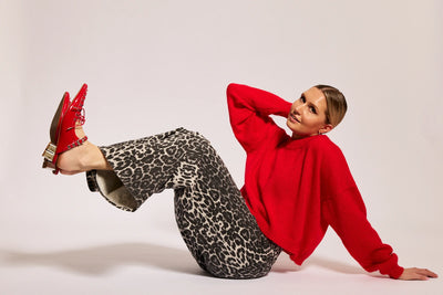 Janita Sweater - Cherry Red