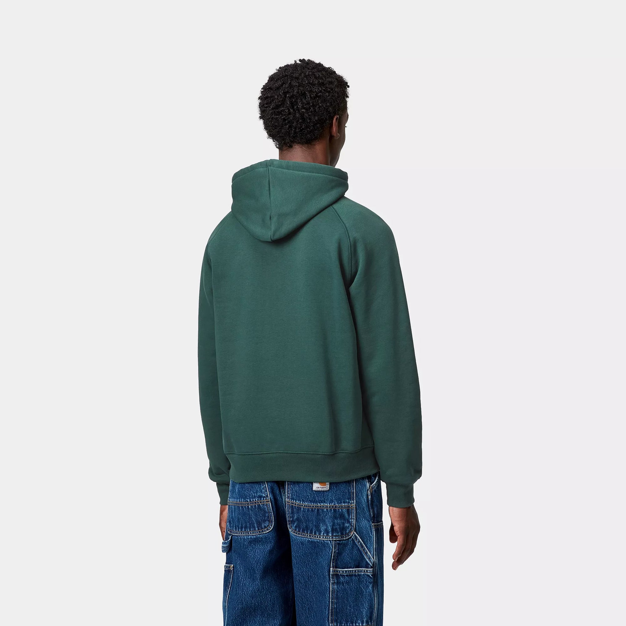 Hooded Chase Sweatshirt - Dark Fir / Gold