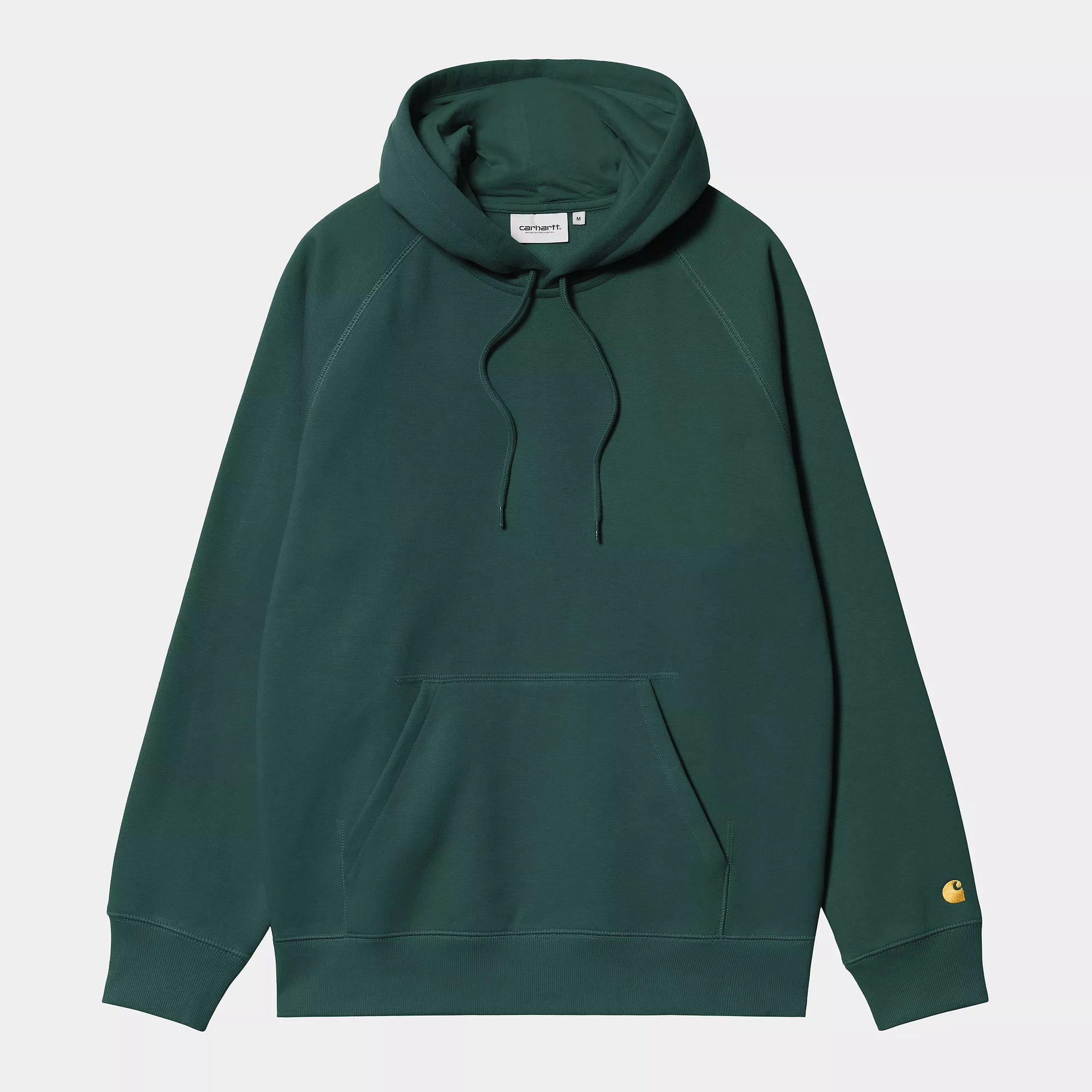 Hooded Chase Sweatshirt - Dark Fir / Gold