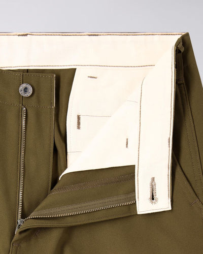 Wide Trousers - Olive Unwashed