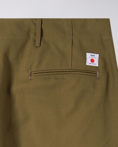 Wide Trousers - Olive Unwashed