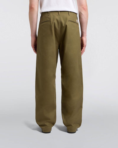 Wide Trousers - Olive Unwashed