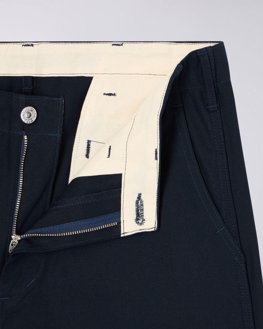 Wide Trousers - Navy Unwashed