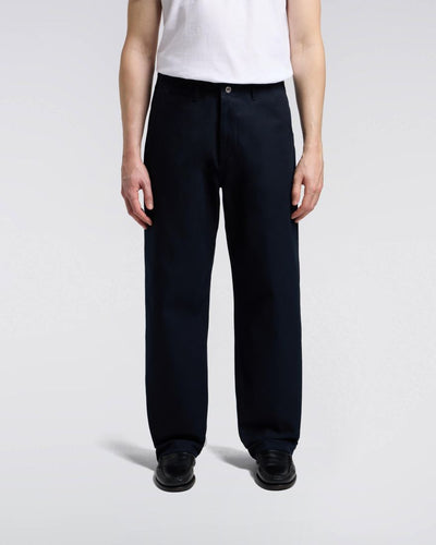 Wide Trousers - Navy Unwashed
