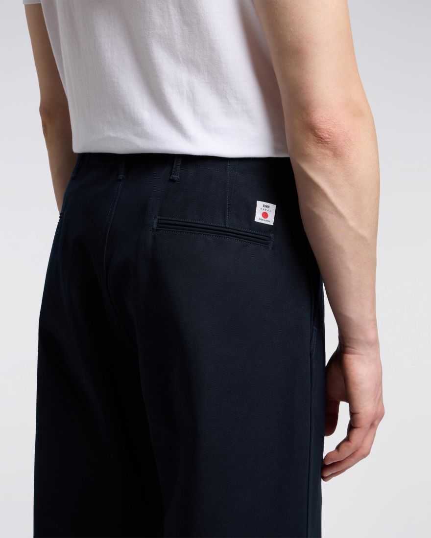 Wide Trousers - Navy Unwashed