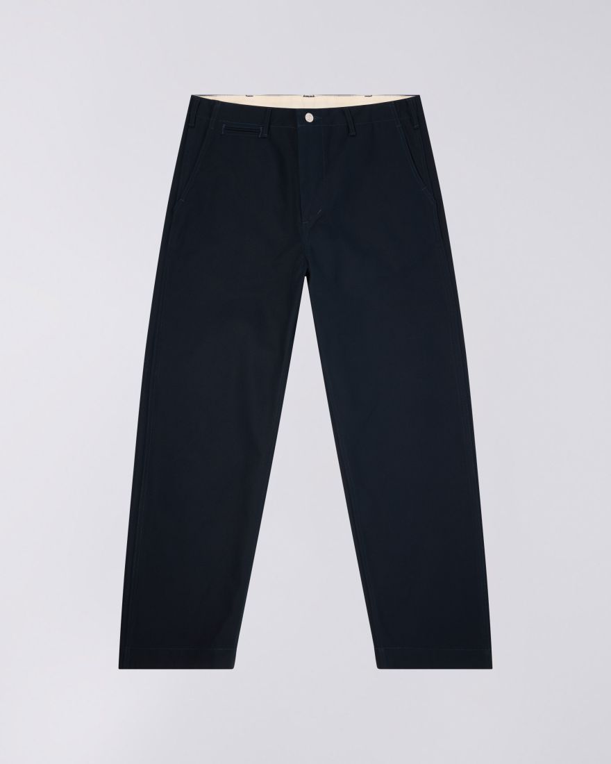 Wide Trousers - Navy Unwashed